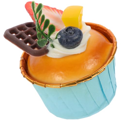 ERINGOGO Realistisches Künstliches Cupcake Modell aus Hochwertigem PU Kleines Dekoratives Dessert für Fensterdekoration Fotorequisit und Partydekoration Langlebig und Attraktiv ERINGOGO Realistisches Künstliches Cupcake Modell aus Hochwertigem PU Kleines Dekoratives Dessert für Fensterdekoration Fotorequisit und Partydekoration Langlebig und Attraktiv von ERINGOGO