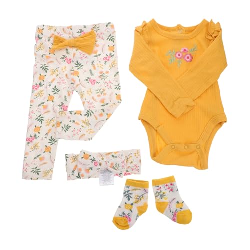 ERINGOGO Reborn Doll Clothes Set Baumwolle Langarm mit Schleife für Neugeborene Puppen Inklusive Socken und Stirnband Weiche Hautfreundliche Kleidung für Spiel und Fotoshootings ERINGOGO Reborn Doll Clothes Set Baumwolle Langarm mit Schleife für Neugeborene Puppen Inklusive Socken und Stirnband Weiche Hautfreundliche Kleidung für Spiel und Fotoshootings von ERINGOGO