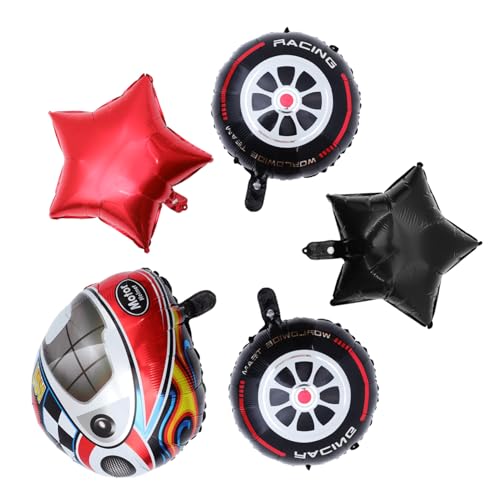 ERINGOGO Rennwagen Helm Reifen Aluminiumfolie Ballons Set Geburtstagsdeko Partyzubehör Junge Racing Car Thema Fest Dekoration Langlebig Wiederverwendbar ERINGOGO Rennwagen Helm Reifen Aluminiumfolie Ballons Set Geburtstagsdeko Partyzubehör Junge Racing Car Thema Fest Dekoration Langlebig Wiederverwendbar von ERINGOGO