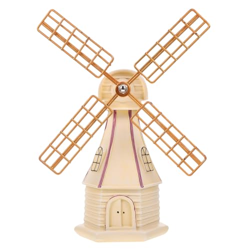 ERINGOGO Resin Windmühlen Modell Dekofigur Weiß Realistische Gartendeko für Haus und Büro Stilvolle Wohnaccessoire Skulptur für Geburtstage und Einweihungen ERINGOGO Resin Windmühlen Modell Dekofigur Weiß Realistische Gartendeko für Haus und Büro Stilvolle Wohnaccessoire Skulptur für Geburtstage und Einweihungen von ERINGOGO
