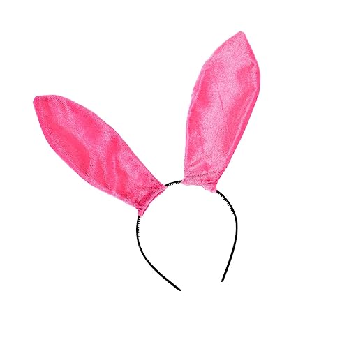 ERINGOGO Rosa Samt Hasenohren Haarreif Leichtes Party haarband Rutschfest für Cosplay Performance Kostüm Zubehör ERINGOGO Rosa Samt Hasenohren Haarreif Leichtes Party haarband Rutschfest für Cosplay Performance Kostüm Zubehör von ERINGOGO