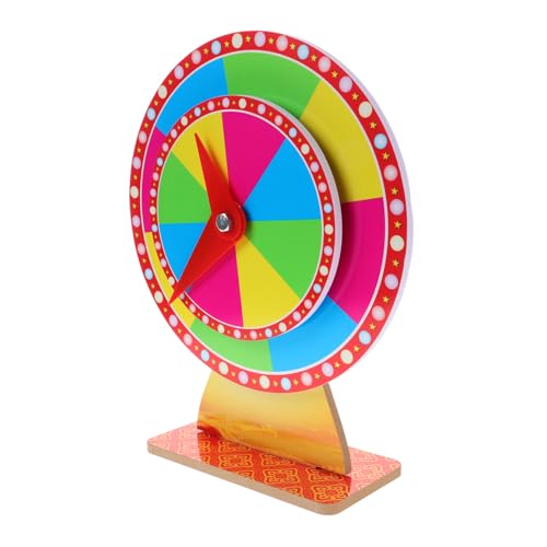 ERINGOGO Roulette-Spiel rotierend Plattform Party-Preisrad zappeln Tombola-Preise Spinnen interaktives glücksspiel Spielrad Party-Handelsrad Plattenspieler für Brettspiele PVC von ERINGOGO