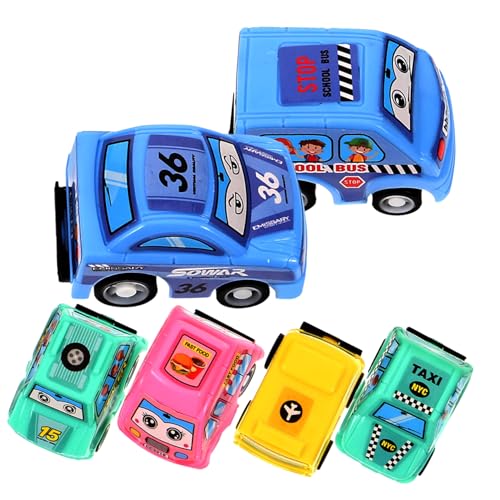 ERINGOGO Rückziehbare Mini Automodelle Für Trägheitsspielzeug Fahrzeuge Spaßige Ingenieurspielzeuge Für Jungen Und Mädchen Ideales Lernspielzeug Für Frühkindliche von ERINGOGO