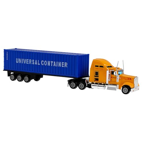 ERINGOGO Sattelschlepper-Spielzeug Für Jungen Kinderauto Modell Lastwagen Für Jungs Modell Sattelschlepper Pritschenwagen Spielzeug Kinderauto Spielzeug LKW-modellbausatz Legierung von ERINGOGO