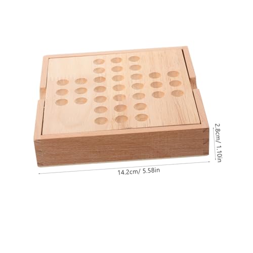 ERINGOGO Schachspiel Tragbares Brettspiel mit Bunten Figuren Fördert Logisches Denken Hand Auge koordination und Gemeinsames für Zwei Spieler Lernspielzeug ERINGOGO Schachspiel Tragbares Brettspiel mit Bunten Figuren Fördert Logisches Denken Hand Auge koordination und Gemeinsames für Zwei Spieler Lernspielzeug von ERINGOGO