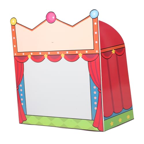 ERINGOGO Schattenpuppenbühne Bildung Spielzeug Schattenpuppenspiel Puppentheaterbühne Bildungsspielzeug Puppentheater Für Kinder Fingerfamilienpuppenbühne Schattenpuppen-zubehör Papier von ERINGOGO