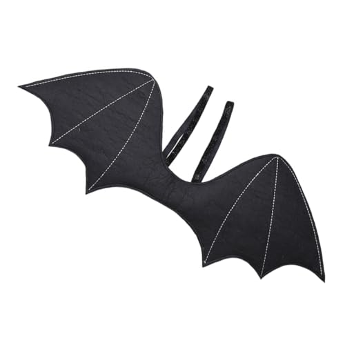 ERINGOGO Schwarze Fledermausflügel Für Halloween Und Cosplay Und Erwachsene Ideales Kostümzubehör Für Bühnenauftritte Und Partys von ERINGOGO