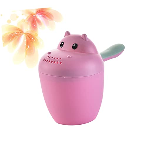 ERINGOGO Shampoo Tasse Cartoon Hippo Form Babylöffel Dusche Für Sicheres Spaßiges Bad Für Geburtstagsgeschenk von ERINGOGO