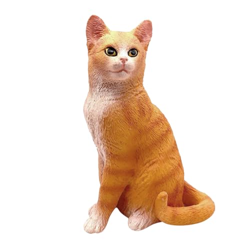 ERINGOGO Simulierte Katzenfigur aus Robustem Kunststoff Pädagogisches Haustierspielzeug für Realistische Katzenornamente Kreativität und Biologischem Interesse Dekoratives Sammlerstück ERINGOGO Simulierte Katzenfigur aus Robustem Kunststoff Pädagogisches Haustierspielzeug für Realistische Katzenornamente Kreativität und Biologischem Interesse Dekoratives Sammlerstück von ERINGOGO