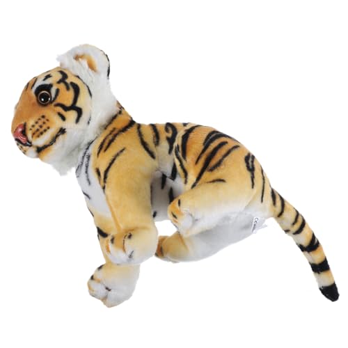 ERINGOGO Simuliertes Tiger Plüschtier Gelb Weiches Kuscheltier für Schlafzimmer Dekoration Umweltfreundliche PP Baumwolle für Familie ERINGOGO Simuliertes Tiger Plüschtier Gelb Weiches Kuscheltier für Schlafzimmer Dekoration Umweltfreundliche PP Baumwolle für Familie von ERINGOGO