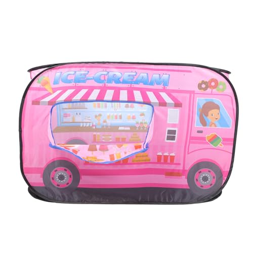 ERINGOGO Spielzelt Eiswagen aus Robustem Vliesstoff Leichtes Indoor Outdoor Zelt für Mädchen Jungen Einfacher Aufbau Praktischer Stauraum als Spielhaus und Rückzugsort ERINGOGO Spielzelt Eiswagen aus Robustem Vliesstoff Leichtes Indoor Outdoor Zelt für Mädchen Jungen Einfacher Aufbau Praktischer Stauraum als Spielhaus und Rückzugsort von ERINGOGO