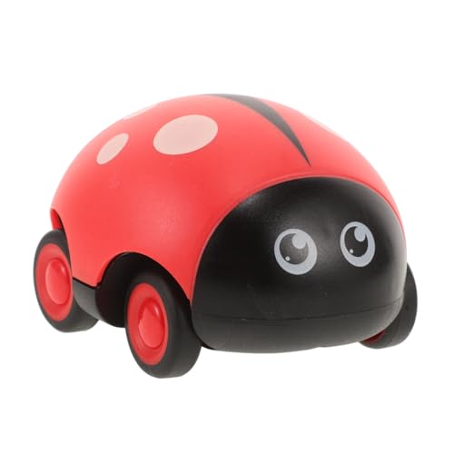 ERINGOGO Spielzeugauto Auto Auto kinderfahrzeuge für Kleinkinder Reibungsbetriebenes Auto Babyautospielzeug Autos zurückziehen Modellauto Plastik rot von ERINGOGO