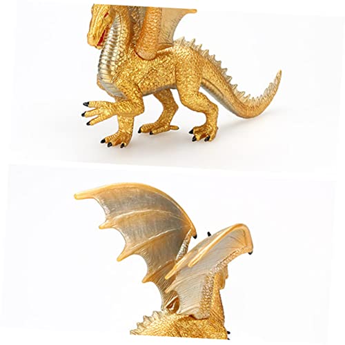ERINGOGO Imitation Dinosaur Figurine Für Kreative Deko Realistische Dinosaurier Dekoration Für Kinderzimmer Und Schreibtisch Lehrspielzeug Und Goldene Drachen ERINGOGO Imitation Dinosaur Figurine Für Kreative Deko Realistische Dinosaurier Dekoration Für Kinderzimmer Und Schreibtisch Lehrspielzeug Und Goldene Drachen von ERINGOGO