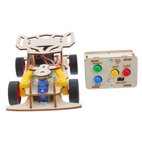 ERINGOGO Stem DIY Rennwagen Bausatz mit Fernsteuerung und Lenkfunktion Elektrisches Wissenschaftsprojekt für Tragbares Lernspielzeug für Familie und Unterricht ERINGOGO Stem DIY Rennwagen Bausatz mit Fernsteuerung und Lenkfunktion Elektrisches Wissenschaftsprojekt für Tragbares Lernspielzeug für Familie und Unterricht von ERINGOGO