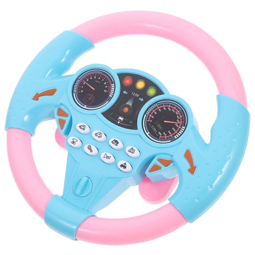 ERINGOGO Steuerbares Lenkradspielzeug für Kleinkinder mit Musikfunktion Farbenfrohes Kindersicheres Einfacher Einbau Lernspielzeug für Junge Mädchen und Kleinkinder ERINGOGO Steuerbares Lenkradspielzeug für Kleinkinder mit Musikfunktion Farbenfrohes Kindersicheres Einfacher Einbau Lernspielzeug für Junge Mädchen und Kleinkinder von ERINGOGO