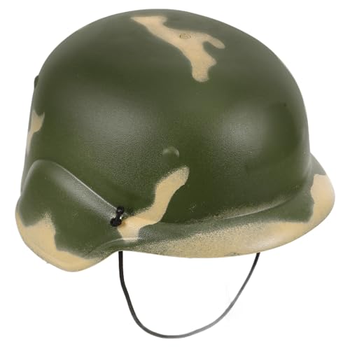 ERINGOGO Tarnhelm Knieschoner Armeehelm Kinderroller Kinderhelm Kinderkostüme Soldatenhelm Babyhelm Helm Helm Für Halloween-hut Für Tarnhüte Camouflage Plastik von ERINGOGO