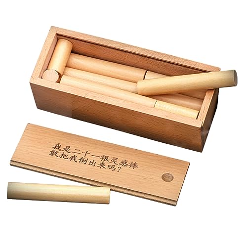 ERINGOGO Holz Denksportstäbchen Box Für Junge Mädchen Erwachsene Lernspielzeug Puzzles Mit Entriegelungsstäbchen Denksportaufgabe Für Gehirntraining ERINGOGO Holz Denksportstäbchen Box Für Junge Mädchen Erwachsene Lernspielzeug Puzzles Mit Entriegelungsstäbchen Denksportaufgabe Für Gehirntraining von ERINGOGO