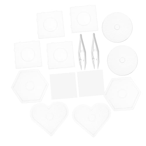 ERINGOGO Teiliges Bügelperlen Steckplatten mit Klaren Kunststoff Boards in Herz Viereck Sechseck und Rund Vielseitiges DIY Perlenbrett für Schmuckherstellung und Kreative Bastelprojekte ERINGOGO Teiliges Bügelperlen Steckplatten mit Klaren Kunststoff Boards in Herz Viereck Sechseck und Rund Vielseitiges DIY Perlenbrett für Schmuckherstellung und Kreative Bastelprojekte von ERINGOGO