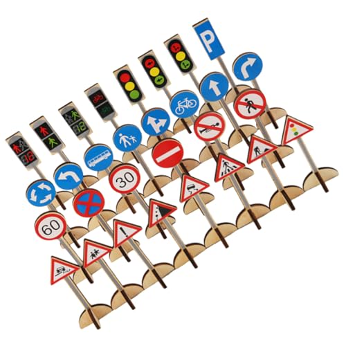 ERINGOGO Teiliges Holz Verkehrszeichen Realistische Farben Pädagogisches Lernspielzeug zur Verkehrssicherheit Fördert Kindliche Wahrnehmung und Spielerisches Lernen ERINGOGO Teiliges Holz Verkehrszeichen Realistische Farben Pädagogisches Lernspielzeug zur Verkehrssicherheit Fördert Kindliche Wahrnehmung und Spielerisches Lernen von ERINGOGO