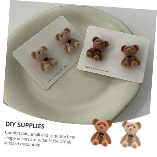 ERINGOGO Teiliges Kleine Bären deko DIY Zubehör für Taschen Handyhüllen Kleidung Weiche Flockige Schleifen bären Accessoires Vielseitig für Bastelprojekte und Individuelle Gestaltung ERINGOGO Teiliges Kleine Bären deko DIY Zubehör für Taschen Handyhüllen Kleidung Weiche Flockige Schleifen bären Accessoires Vielseitig für Bastelprojekte und Individuelle Gestaltung von ERINGOGO