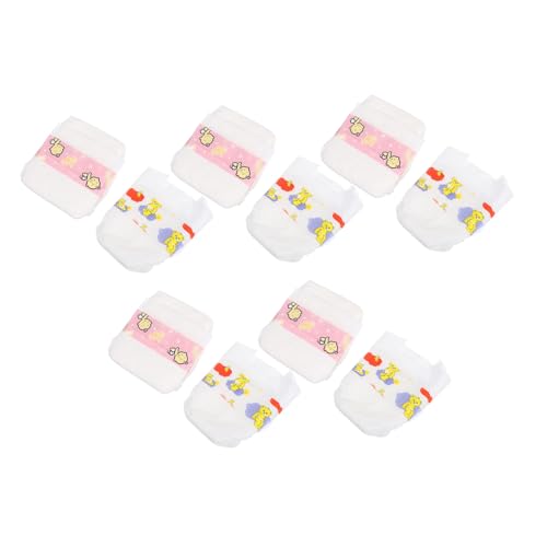 ERINGOGO Teiliges Mini Puppenwindeln Puppen Zubehör Weiche Realistische Wiederverwendbare Puppenunterwäsche für Neugeborene Geeignet für Rollenspiele und Kreatives Spiel ERINGOGO Teiliges Mini Puppenwindeln Puppen Zubehör Weiche Realistische Wiederverwendbare Puppenunterwäsche für Neugeborene Geeignet für Rollenspiele und Kreatives Spiel von ERINGOGO