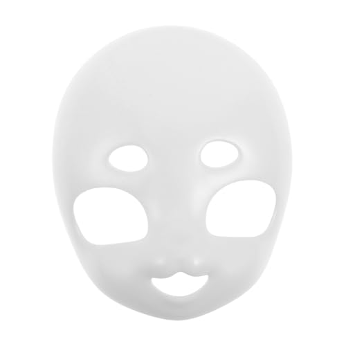 ERINGOGO Tierkopfmaske Gesichtsmaske Für Halloween Partybevorzugungsmaske Halloween-maske Dekorative Masken Vollgesichtsmaske Aus Kunststoff Masken-cosplay Coole Maske Weiß Plastik von ERINGOGO