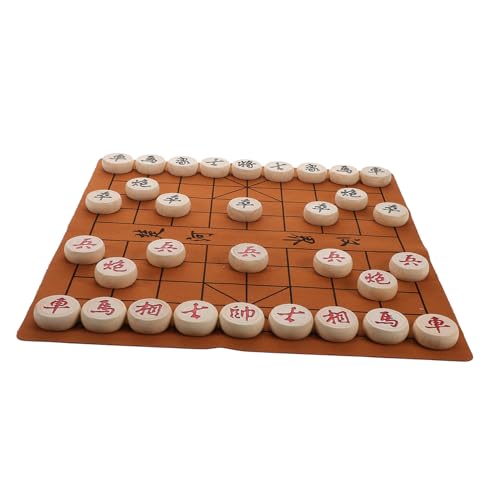 ERINGOGO Tragbares Chinesisches Schachset aus Holz mit Faltbarem Brett und Schachfiguren Kreatives Design Leicht zu Transportieren und Praktisch zu Verstauen für Reisen und Spieleabende ERINGOGO Tragbares Chinesisches Schachset aus Holz mit Faltbarem Brett und Schachfiguren Kreatives Design Leicht zu Transportieren und Praktisch zu Verstauen für Reisen und Spieleabende von ERINGOGO