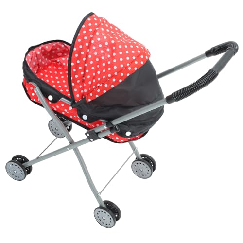 ERINGOGO Trolley- -Babyzubehör Spiel Kinderwagen puppenwagen Buggy kinderpuppenwagen Dekorationen für Puppenwagen Kinderwagen Eisenrahmen von ERINGOGO