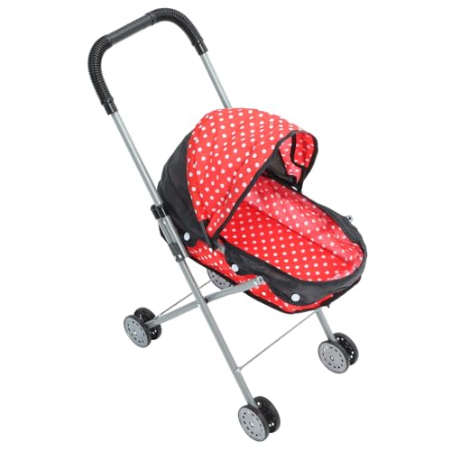 ERINGOGO Trolley- Puppenwagen Spiel Kinderwagen Zubehör Für Babypuppen Mini-hauskinderwagen -babyzubehör Partyspiele Kinderwagen Spielhauszubehör Oxford-Stoff von ERINGOGO