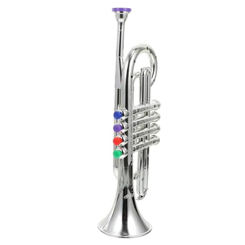 ERINGOGO Trompete Simulation Musikinstrument mit Glatten Kanten Sicher für Kleinkinder Kreatives Lernspielzeug für Geburtstags Geeignet für Mädchen und Jungen ERINGOGO Trompete Simulation Musikinstrument mit Glatten Kanten Sicher für Kleinkinder Kreatives Lernspielzeug für Geburtstags Geeignet für Mädchen und Jungen von ERINGOGO