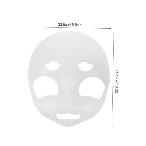 ERINGOGO Unbemalte Weiße DIY Tiermaske aus Kunststoff für Fursuit Cosplay Vielseitige Basismaske für Halloween Maskenball Karneval und Party-accessoire ERINGOGO Unbemalte Weiße DIY Tiermaske aus Kunststoff für Fursuit Cosplay Vielseitige Basismaske für Halloween Maskenball Karneval und Party-accessoire von ERINGOGO