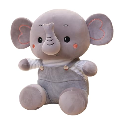 ERINGOGO Weiches Plüsch Elefant Kuscheltier mit Träger aus Daunenwatte Beruhigendes für Junge Mädchen Geeignet für Kinderzimmer Sofa Auto Geschenk für Kleinkinder Graue Farbe Zufälliger ERINGOGO Weiches Plüsch Elefant Kuscheltier mit Träger aus Daunenwatte Beruhigendes für Junge Mädchen Geeignet für Kinderzimmer Sofa Auto Geschenk für Kleinkinder Graue Farbe Zufälliger von ERINGOGO