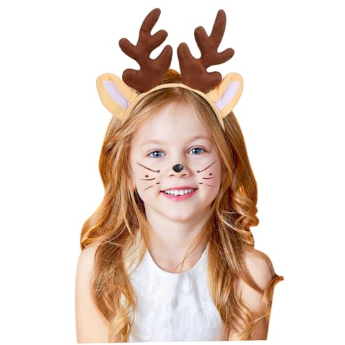 ERINGOGO Weihnachts Rentiergeweih Haarreif Kopfband Weihnachtskostüm Haarschmuck Party Zubehör Langlebig Praktisch Festlich Gestaltet für Mädchen und Jungen ERINGOGO Weihnachts Rentiergeweih Haarreif Kopfband Weihnachtskostüm Haarschmuck Party Zubehör Langlebig Praktisch Festlich Gestaltet für Mädchen und Jungen von ERINGOGO