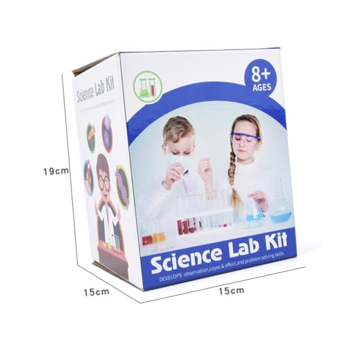 ERINGOGO Wissenschaft Experimentierkasten Set Wiederverwendbares Labor für Mädchen und Jungen Fördert Praktische Fähigkeiten Kindgerechtes Chemie Lernset Junior Zufällige Zufällige Farbe ERINGOGO Wissenschaft Experimentierkasten Set Wiederverwendbares Labor für Mädchen und Jungen Fördert Praktische Fähigkeiten Kindgerechtes Chemie Lernset Junior Zufällige Zufällige Farbe von ERINGOGO