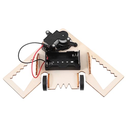 ERINGOGO Wissenschafts-Sets Für Kinder 1 Set Holzauto-Puzzle-Roboter DIY Sense-Hindernis-Roboter-Set Set Für Wissenschaftliche Experimente Projekte Auto-Starter-Set Für Mädchen Und Jungen von ERINGOGO