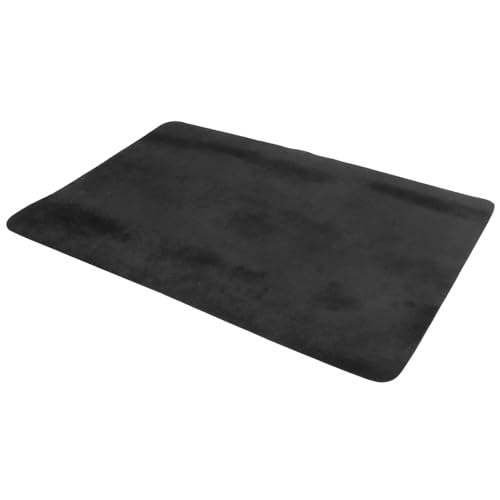 ERINGOGO Zauberkartenmatte Pokerpad Spielmatte Kartenboxen für Sammelkarten Kaffee Tamper Matte Karten zaubertricks pokerauflage Poker-Zauberer-Mattenunterlage Partyzubehör Stoff Black von ERINGOGO