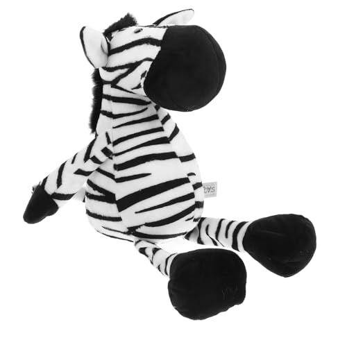 ERINGOGO Zebra-Puppe Zebra stofftier Zebra Kuscheltier Niedliche Zebra Dekoration Geburtstagsgeschenke für Kinder verschleißfestes Kinderspielzeug dekoratives Stofftier kurzer Plüsch von ERINGOGO