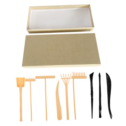 ERINGOGO Zen Garten Set Mini Sand Rechen Set aus Langlebigen Materialien für Meditation und Entspannung Elegantes Design für DIY Sandkunst und Miniatur sandgärten Zuhause und Büro ERINGOGO Zen Garten Set Mini Sand Rechen Set aus Langlebigen Materialien für Meditation und Entspannung Elegantes Design für DIY Sandkunst und Miniatur sandgärten Zuhause und Büro von ERINGOGO