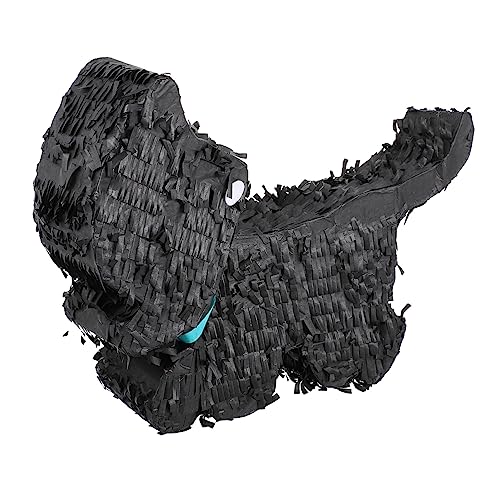 ERINGOGO kleine schwarze Hundepiñata Geburtstagskuchenspielzeug Zahnpasta Mini- Tiere spaß party für Outdoor- für Kinderpinata Papier Black von ERINGOGO