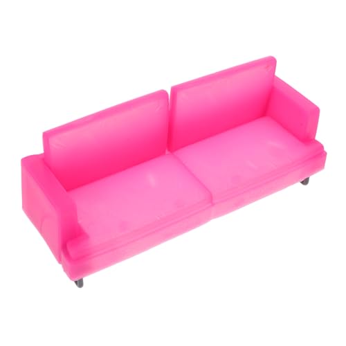 Prinzessin Puppensofa Stuhl Puppenhaus Sofasofa Spielzeug Spielzeughaus Viktorianisches Minimöbel Minisessel Sofa Minicouch Spielset Minihausmöbel Rosiger Kunststoff ERINGOGO von ERINGOGO