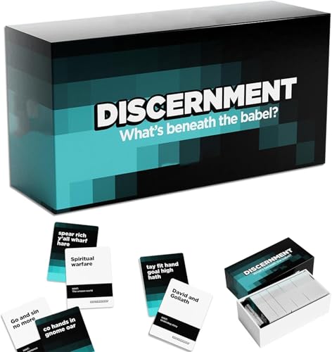 ERISAMO Cards Christians Like Game, Discernment Card Game, Humorous Game Matching Prompt Cards with Funny or Edgy Responses, Easter Gifts for Teens, Adults Game Nights,500+ Cards von ERISAMO