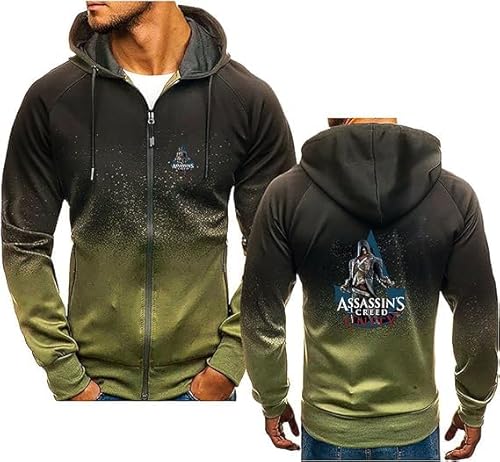 ERLIANG Herren Kapuzenpullover Pullover für Männer Zip Up Jacken Langarm Kapuzenpulli Leichte Langarm Kapuzenpullover Pullover für Männer - Geschenk von ERLIANG