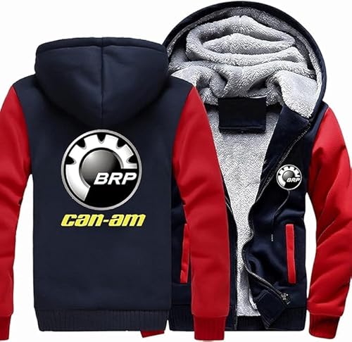 ERLIANG Herren Winter Kapuzenjacke, Print Fleece Kapuzenjacken Mäntel Winter Warm Dick Hoodie Tops für Männer - Geschenk von ERLIANG