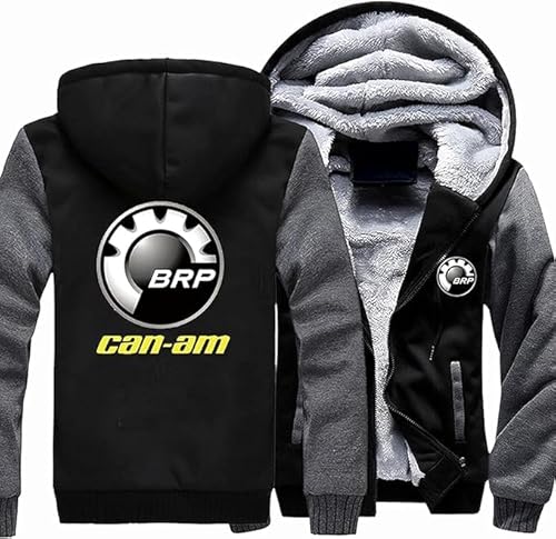 ERLIANG Herren Winter Kapuzenjacke, Print Fleece Kapuzenjacken Mäntel Winter Warm Dick Hoodie Tops für Männer - Geschenk von ERLIANG