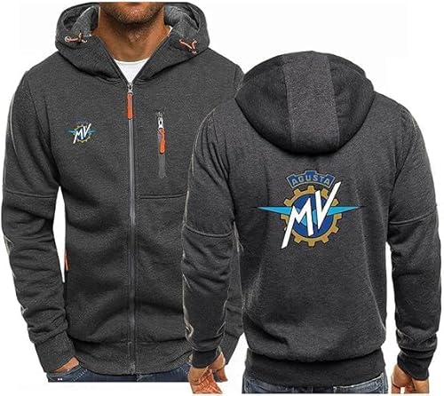 ERLIANG Männer Reißverschlüsse Pullover für Kapuzenpullover für MV Drawstring Sport lässig Sweatshirt - Teenager Geschenk von ERLIANG