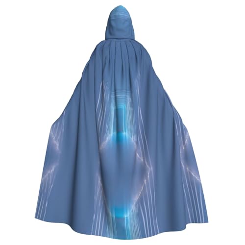 ERSDWRE Blue Light01 Kapuzenumhang für Herren und Damen, mit Kapuze, für Mittelalter-Umhang, Kostüme, Cosplay ERSDWRE Blue Light01 Kapuzenumhang für Herren und Damen, mit Kapuze, für Mittelalter-Umhang, Kostüme, Cosplay von ERSDWRE