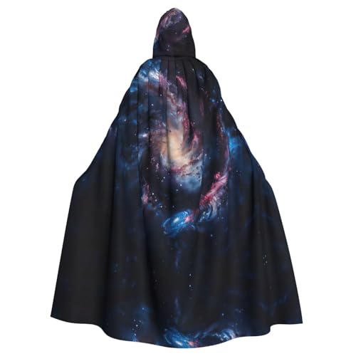 ERSDWRE Halloween-Kapuzenumhang mit Galaxie-Druck, für Herren und Damen, Kapuzenumhang für Mittelalter-Umhang, Kostüme, Cosplay ERSDWRE Halloween-Kapuzenumhang mit Galaxie-Druck, für Herren und Damen, Kapuzenumhang für Mittelalter-Umhang, Kostüme, Cosplay von ERSDWRE