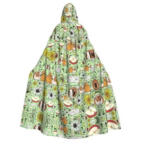 ERSDWRE Halloween-Kapuzenumhang mit Meerschweinchen-Aufdruck, für Männer und Frauen, Kapuzenumhang für Mittelalter-Umhang, Kostüme, Cosplay ERSDWRE Halloween-Kapuzenumhang mit Meerschweinchen-Aufdruck, für Männer und Frauen, Kapuzenumhang für Mittelalter-Umhang, Kostüme, Cosplay von ERSDWRE