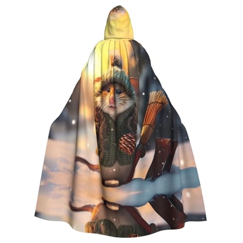 ERSDWRE Halloween-Kapuzenumhang mit Schneemann-Druck, für Männer und Frauen, Kapuzenumhang für Mittelalter-Umhang, Kostüme, Cosplay ERSDWRE Halloween-Kapuzenumhang mit Schneemann-Druck, für Männer und Frauen, Kapuzenumhang für Mittelalter-Umhang, Kostüme, Cosplay von ERSDWRE