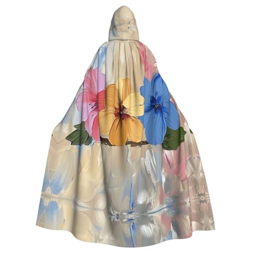 ERSDWRE Halloween-Kapuzenumhang mit drei Blumen für Männer und Frauen, Kapuzenumhang für Mittelalter-Umhang, Kostüme, Cosplay ERSDWRE Halloween-Kapuzenumhang mit drei Blumen für Männer und Frauen, Kapuzenumhang für Mittelalter-Umhang, Kostüme, Cosplay von ERSDWRE